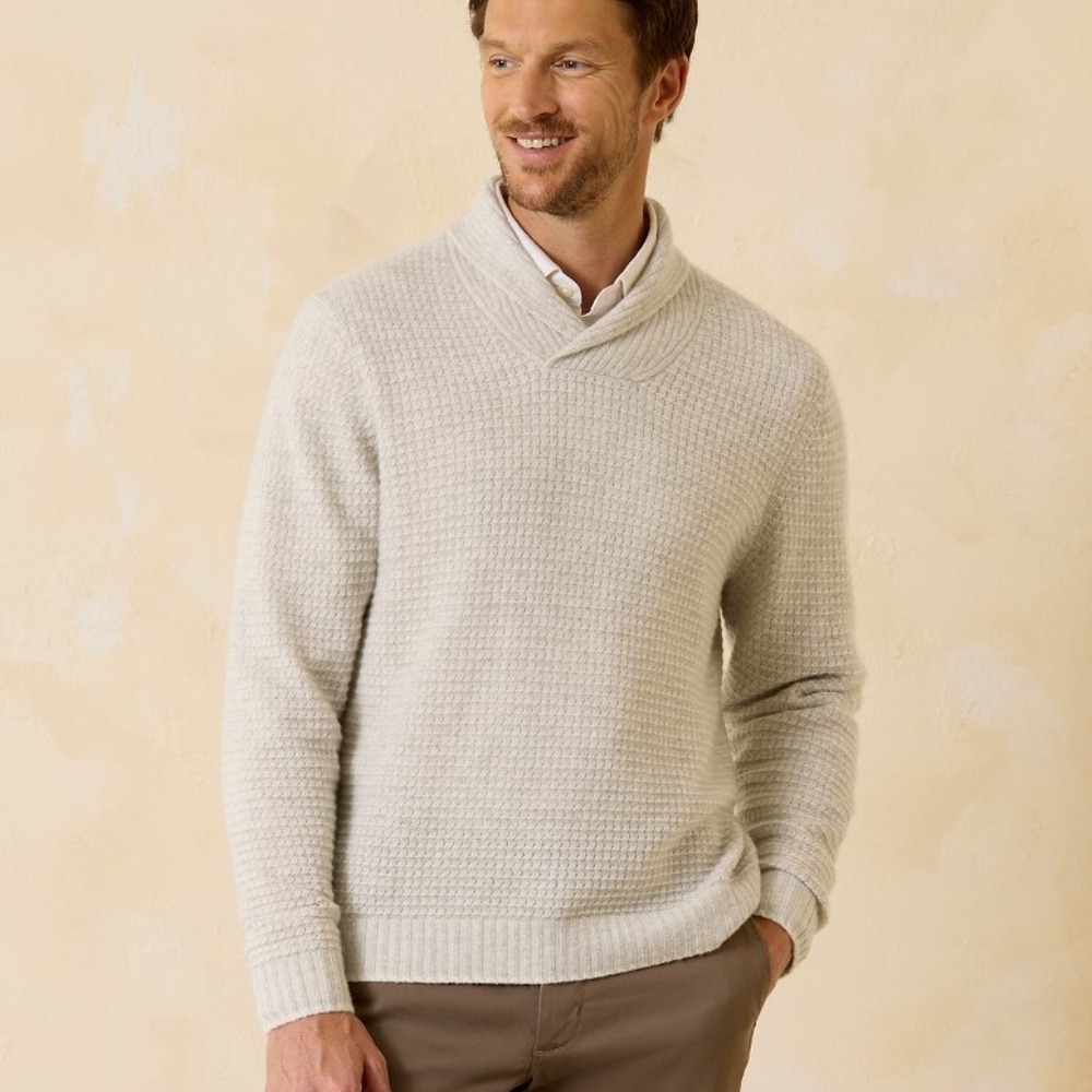 Tommy Bahama Men's Updrift Cashmere Shawl EUC